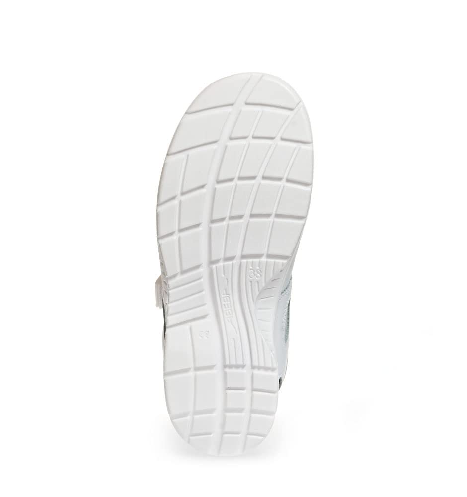 Abeba Halbschuh 711131 - X-Light Glattleder mit Textil weiß