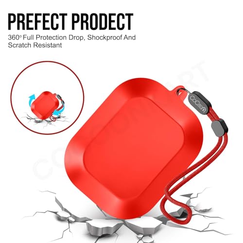 Image of Silicone Case Cover Compatible for Realme Buds Air 8 (2026) (Red)