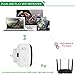 Amplificador WiFi Repetidor Extensor de alcance inalámbrico 300Mbps WiFi Signal Booster Red...