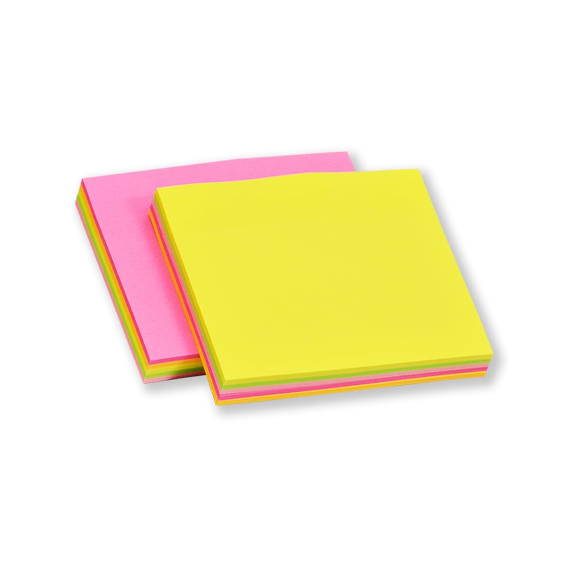 COI Haftnotizen Memo Notizblock Leuchtende Neonfarben mit guter Haftkraft für Notizen | Kunst & Handwerk