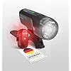 Büchel BLC 720 Fahrradlichter Set I 70/30/15 Lux I StVZO zugelassen mit bis zu 14h Akkulaufzeit I Aufladbares Fahrrad licht LED für vorne + hinten I Rücklicht fahrrad, fahrradlicht vorne I Micro-USB