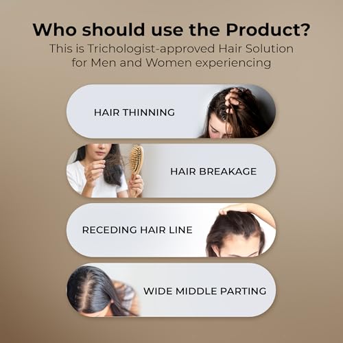 Image of Trilast Hair Care Lotion: Biotin, Niacinamide, Collagen & Wheat Protein for Hair Regrowth, Thickening, Strengthening & Repair 360 Spray + Dropper - Dermatologically Tested - 60ml,Pack of 2