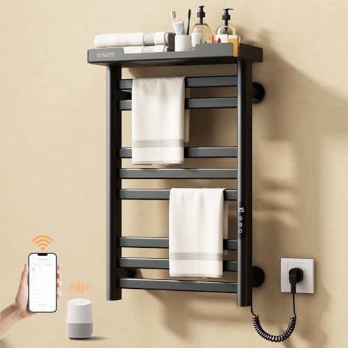 ENZE 8-Bar Smart Towel Rack
