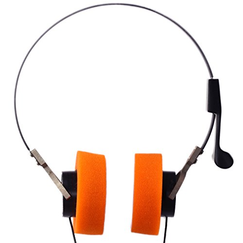 Invent Star Lord Style Walkman Hi-Fi Stereo Earphone Headset Orange ear pad - //coolthings.us