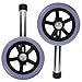 FRCOLOR 4pairs Walker Wheel Replacement Heavy-Duty Silent Caster Wheels for Elderly Walkers Fit for Mobility Sturdy Aluminum Alloy Smooth Rolling Design