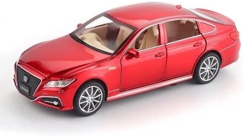 1/32 for Crown Alloy Toys Vehicles Sound Light Pull Back Collectible Model Metal Car Gift(Red,No Box)