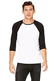 Bella+Canvas 3/4-Sleeve Baseball Tee