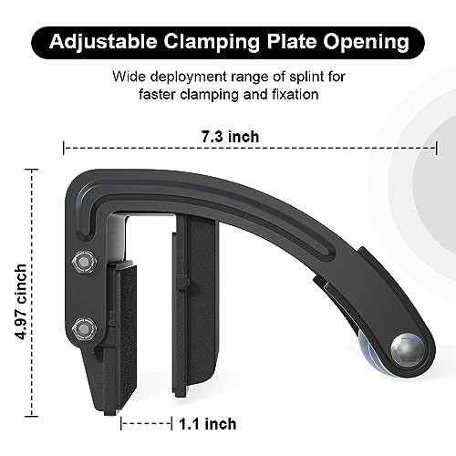 Image of Panel and Plywood Carrier（2 Pack）, Plywood Lifting Tool and Drywall Carrying Tool, Panel Gripper for Wood Sheet Board uesd with one hand, Adjustable Clamping Thickness up to 1 inch