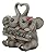 Ebros Together Forever Elephant Couple Lovers With Heart Shaped Trunks Statue Love Elephants Talisman Of Luck Figurine Collectible