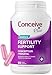 Conceive Plus Women Fertility Supplements, Prenatal Vitamin Fertility Pill For Healthy Ovulation To Get Pregnant Faster and PCOS, 60 Caps