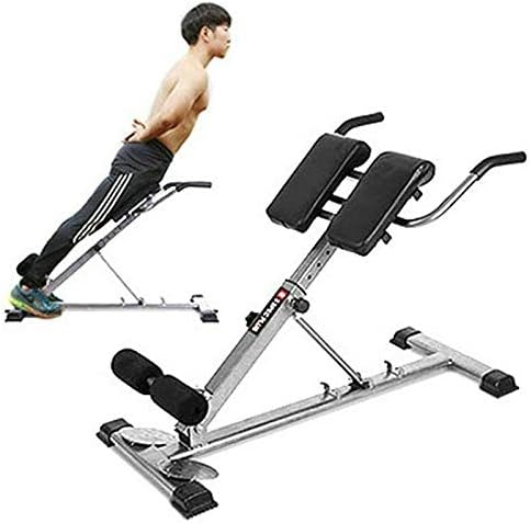 HULKWHEELS Bench Roman Chair Back Hyperextension Adjustable AB Bench Hyperextension Exercise Hyper Bench Strength Training Back Machines