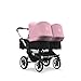 Bugaboo Donkey2 Sun Canopy, Soft Pink - Extendable Sun Shade for Full Weather Protection, Machine Washable