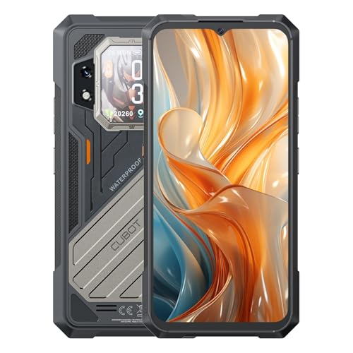 Cubot Kingkong X PRO 5G - Smartphone mit 6,72' FHD+ 144Hz, 24GB RAM (12GB+12GB erweiterbar), 256GB ROM, 100 MP Kamera, 10200mAh Akku, Android 14, Dimensity 8200, Schwarz.