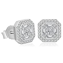 L-Squre Stud-Silver-Vermeil