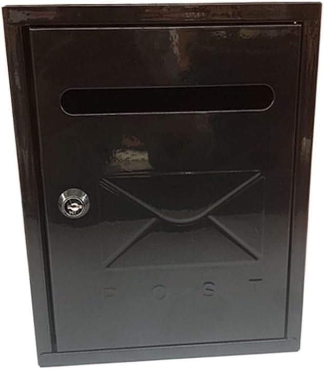 HBJWOV Vintage Villa Family Wall Mounted Mailbox Outdoor Rainproof Mailbox(D)