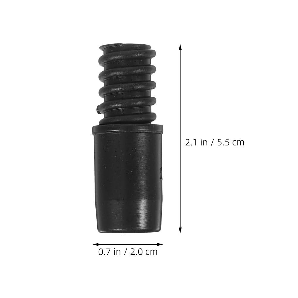 SOESFOUFU 4 Pcs Threaded Tip Replacement for Mop Handles Threaded End Adapters for Mop Replacement Base Extension Pole Compatibility Easy Installation