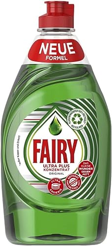Fairy Spülmittel (4.5 L) Original Ultra Plus, Mit Effektiver Formel Für Sauberes Geschirr Und Fettlösekraft (10 X 450 Ml)