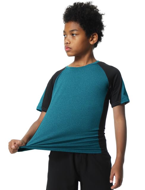 EXARUS Boys Tank Tops Athletic Sleeveless Hoodie Quick Dry Muscle Shirts Hooded Kids Teen Youth3