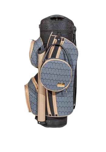 Sassy Caddy Women’s Deluxe Golf Bag – 14-Way Divider, Waterproof,