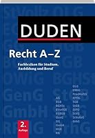 Duden Recht A - Z: Fachlexikon für Studium, Ausbildung und Beruf 3411726121 Book Cover