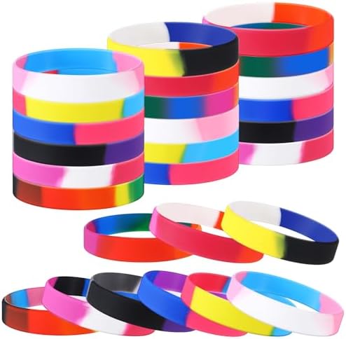 27 Pcs Pride Flag Bracelets 9 Colors Rainbow Gay Trans Lesbian Pr...
