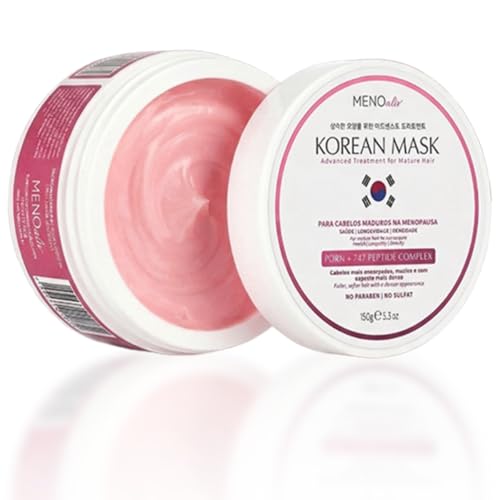 Meno Aliv Korean Mask Máscara Capilar Coreana Pdrn Peptídeos 150G K Beauty