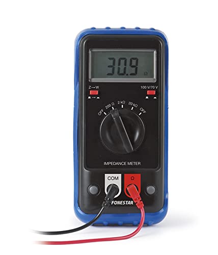 FONESTAR MI-21 Medidor de impedancia para líneas de Altavoces