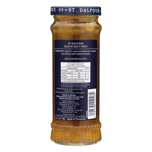 St Dalfour Geleia de Maça com Canela (Pommes & Cannelle), 284g