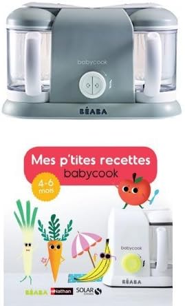 Beaba Babycook Plus Gris Mes P Tites Recettes Babycook 4 6 Mois Amazon Fr Bebes Puericulture