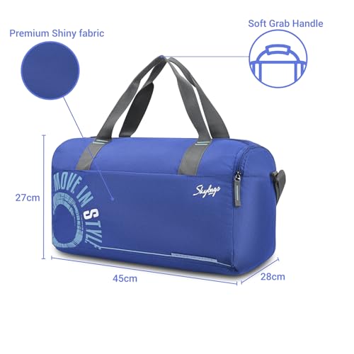 Image of VIP Verona - S03(Cabin+Medium+Large) Trolley Bag, Cm | TSA | 8 Wheels | 3 Year International Warranty | Black & Three Blue Skybags Duffle Bags