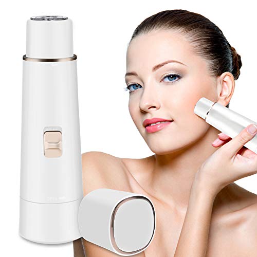Fixget Depiladora Facial Mujer,Afeitadora Recortador Eléctrico Máquina Depillar para Cara, Labio, Brazo, Piernas, Axila