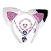 LUV HER Gabby Dollhouse Headbands for Girls - Kids Jewelry - Dress Up Set All in one Giftable Box - Headband - Play Jewelry Set - 4pc (Toddler Headband, Necklace, Dress Up Bracelet, Ring) Ages 3+