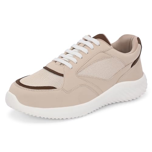 Image of Centrino Womens Casual Shoes | Colorblock Sneakers with Ultra Soft Cushion Lace-Up Shoes All-Day Comfort | Trendy & Lightweight Design | Low Top Flat Sole (7620)