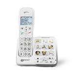 Geemarc Amplidect 595 Photo Amplified Cordless Phone, Big Button Phone for Elderly with Photo Memories, SOS Function and Large Buttons for Seniors