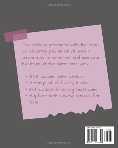 Bravo! 505 Irresistible Classic Sudoku Puzzles Volume 5: An Outstanding Collection of Strategy Games