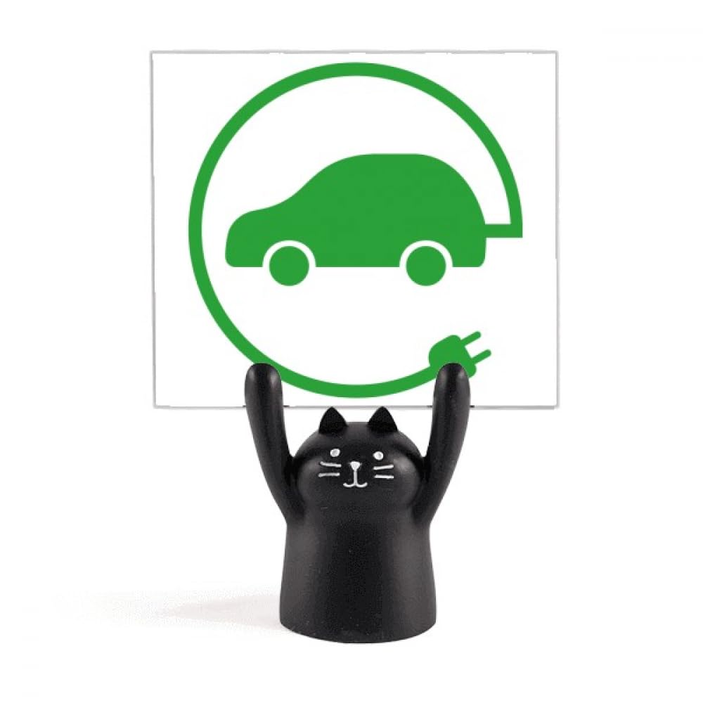 Support circulaire pour mémo chat noir porte-note écologique