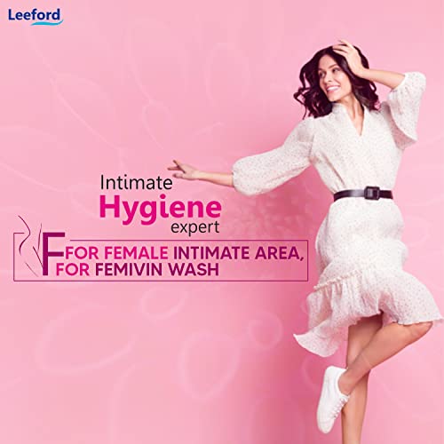 Image of Leeford Femivin Intimate Wash Combo Pack of 3 for Women - Daily Hygiene || Maintain pH Balance and Soap Free || Enriched with Tea Tree Oil || Daily use || Clean and Fresh all Day - 100ml Each