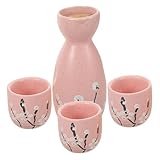 Style japonais authentique : le service à saké traditionnel apporte une touche de culture japonaise à votre maison, ce qui en fait un ajout élégant à votre cuisine ou à votre table à manger, carafe ochoko, bouilloire à saké