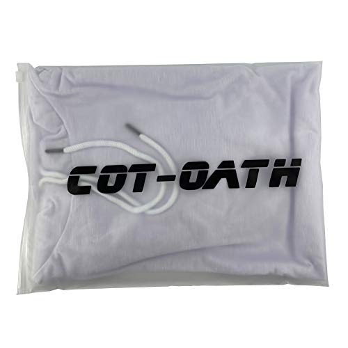 Cot-Oath Mens Workout Sweatshirt Athletic Hoodies - Stylish Gym Running Hoodies Lightweight Pullover White #TOP5