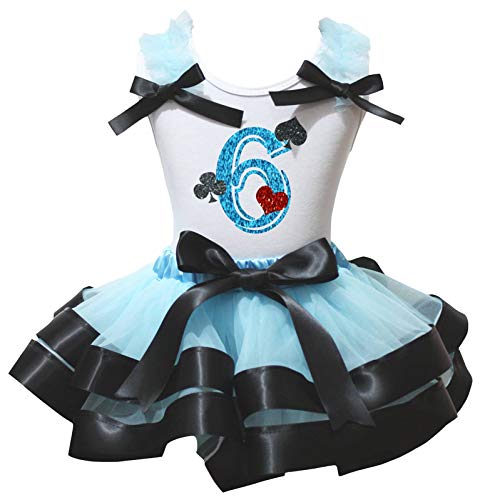 Traje de cartas para niños en azul y negro ideal para cumpleaños y eventos