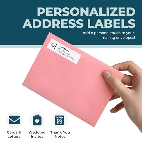 Bunny Badges BB-AL-M Personalized Return Address Labels thumb #1