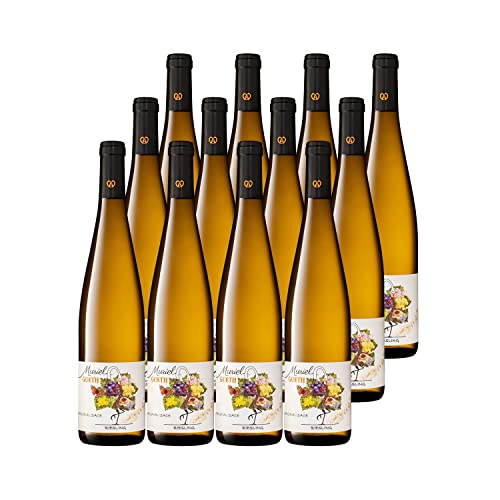 Alsace Original'sace Riesling Blanc 2017 - Domaine Gueth - Vin AOC Blanc d' Alsace - Lot de 12x75cl - Cépage Riesling Cover
