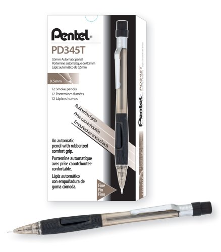 Critérium Pentel Quicker Clicker 0.5mm transparent noir