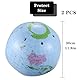 2 Stück Globus Kinder,Weltkugel Aufblasbar,Wasserball Aufblasbar,World Globe,Kinderglobus,Globus Klein,Aufblasbare Globe,Weltkugel Ballon Für Garten,Strand,Wissenschaft Geographie Bildung