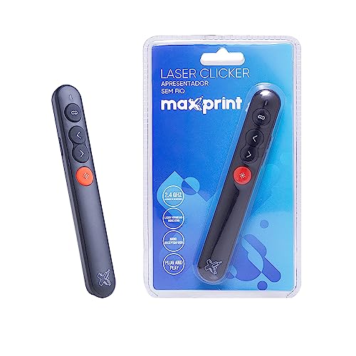 Apresentador Sem Fio Laser Clicker Maxprint