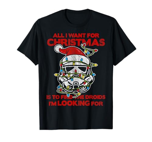 T-shirt Star Wars Noël Stormtrooper vêtement geek coton homme et femme