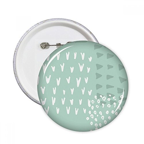 Le cadeau plantes résumé vert DIYthinker badge rond d'art tendance