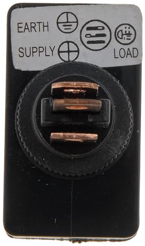 Interruptor rectangular rojo Dorman 85945 tipo balancín para empotrar en salpicaderos 4