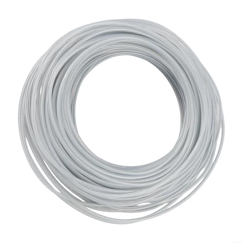 Fil de débroussailleuse avec noyau en acier pour une utilisation avec coupe-bordures à essence et à l'usure, résistant à la casse et à l'usure pour une utilisation prolongée (3 mm x 45 m)