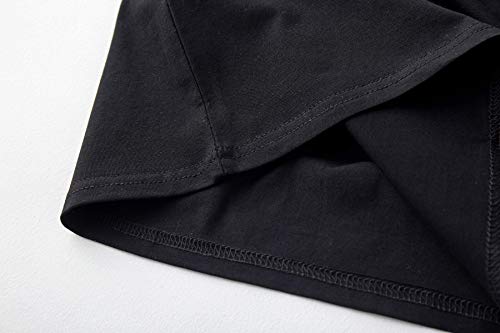 MIMOORN Womens Fun Happy Graphic Tees Summer Cute Letter Printed T-Shirts3